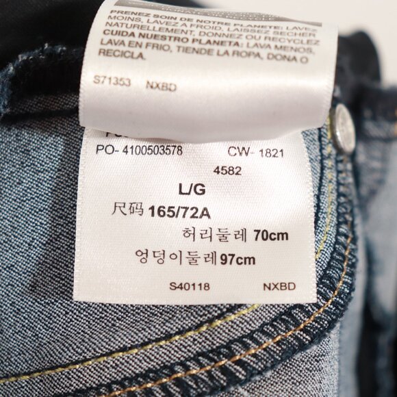 NWOT Signature by Levi Strauss Maternity Skinny Jeans Dark Wash Size Large - Picture 11 of 11